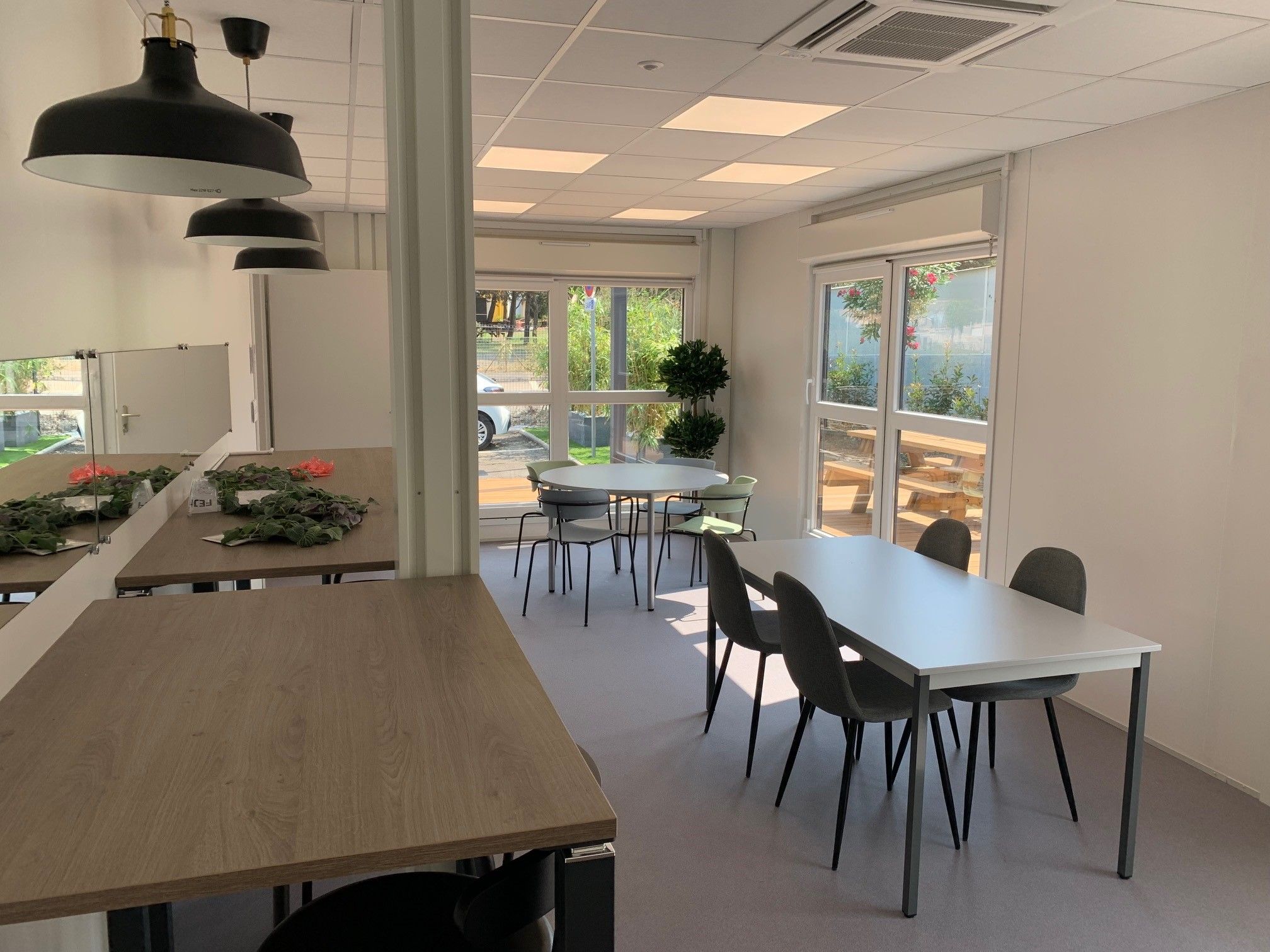 Salles de pause modulaire