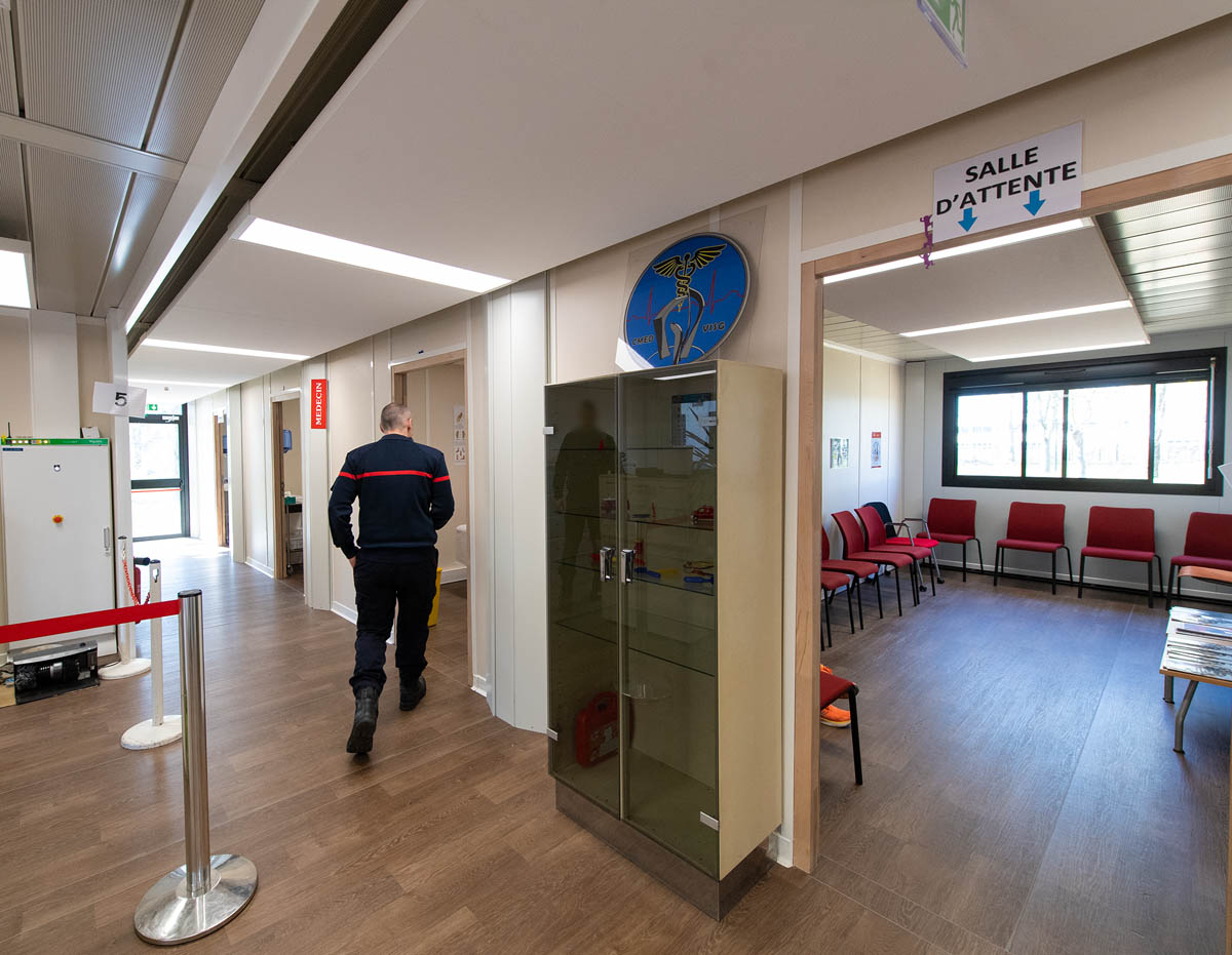 Bâtiment modulaire pour la Brigade des Sapeurs-Pompiers de Paris à Valenton (94)