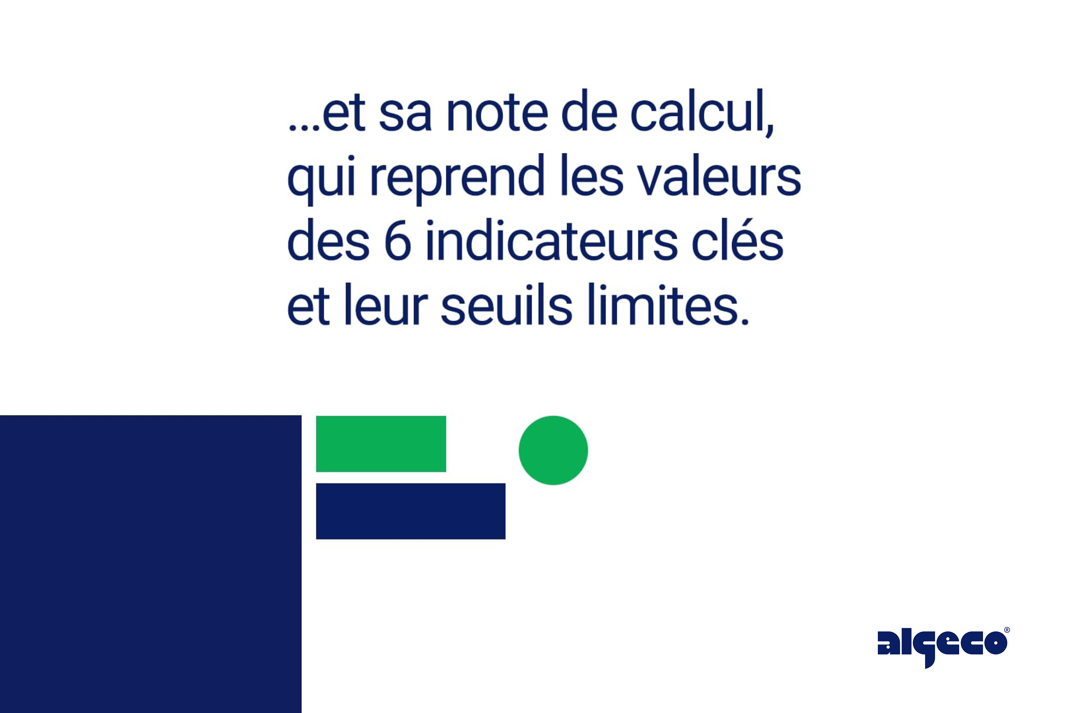 ...et sa note de calcul, qui reprend les valeurs des 6 indicateurs clés et leur seuils limites.