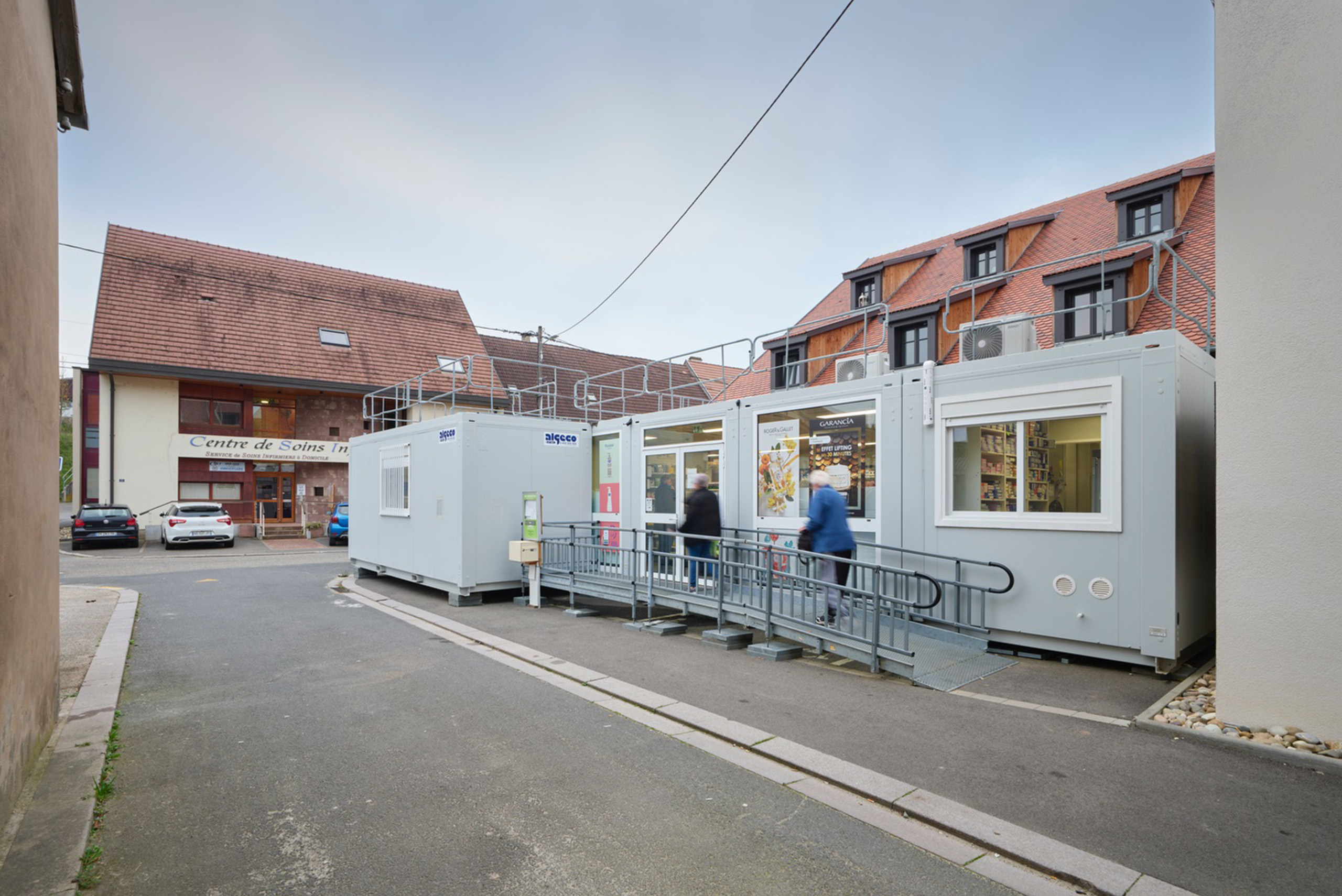 Pharmacie modulaire ALGECO® de Diemeringen (Bas-Rhin)