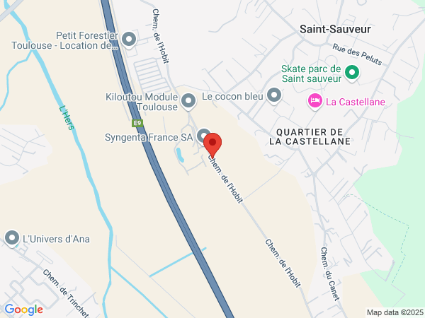 Carte Toulouse