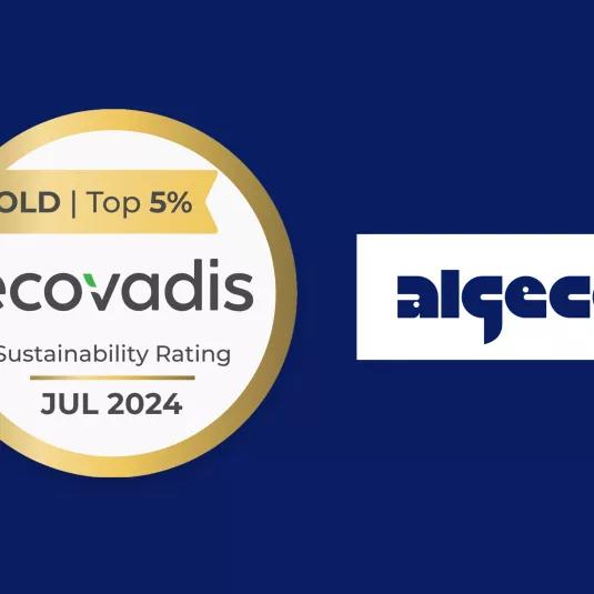 Médaille d’or RSE (top 5%) Ecovadis pour Algeco - Juillet 2024