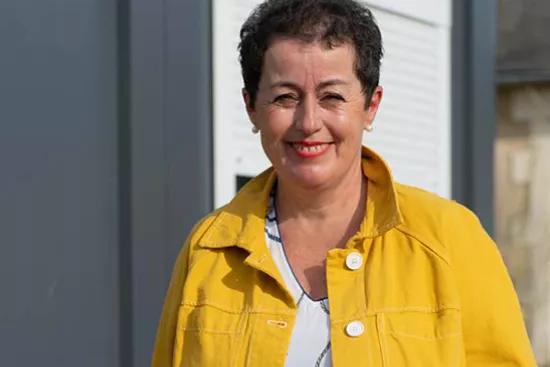 Fabienne Guérin maire d'Ayron construction modulaires Algeco et bâtiment medico-social