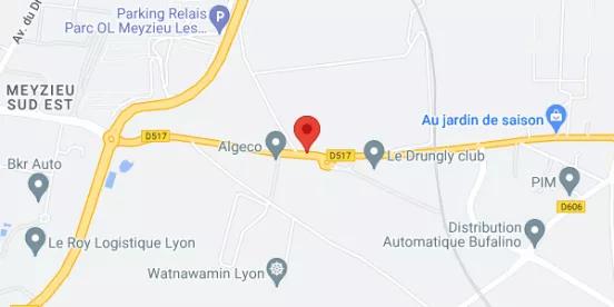Carte Agence Lyon
