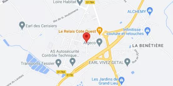 Carte Agence Nantes 