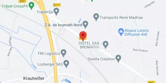 Carte Agence Strasbourg