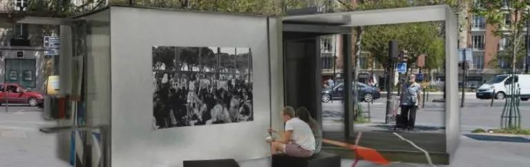 kiosque urbain modulaire