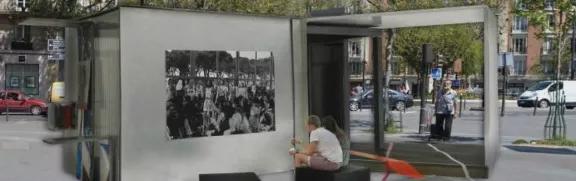 kiosque urbain modulaire