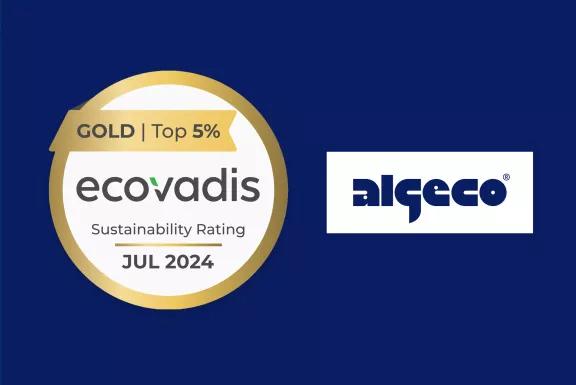 Médaille d’or RSE (top 5%) Ecovadis pour Algeco - Juillet 2024