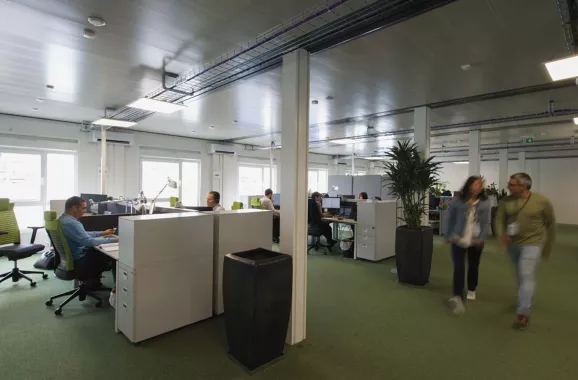 Open space en bureau modulaire Algeco