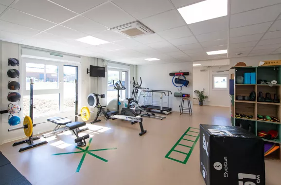 salle de rééducation et kinésithérapie modulaire ALGECO® de Bromont-Lamothe (63230