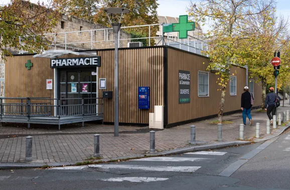 Pharmacie modulaire ALGECO® du quartier Canopia à Bordeaux