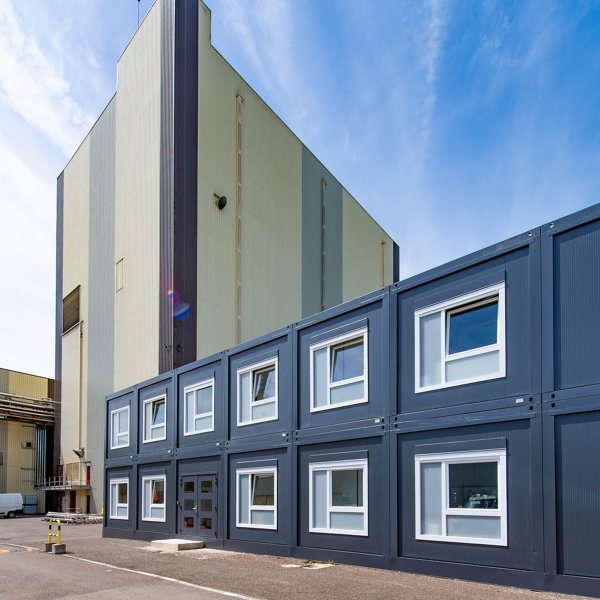Bureaux modulaires ALGECO® Progress 2 sur le site industriel EUROSERUM à Port-sur-Saône